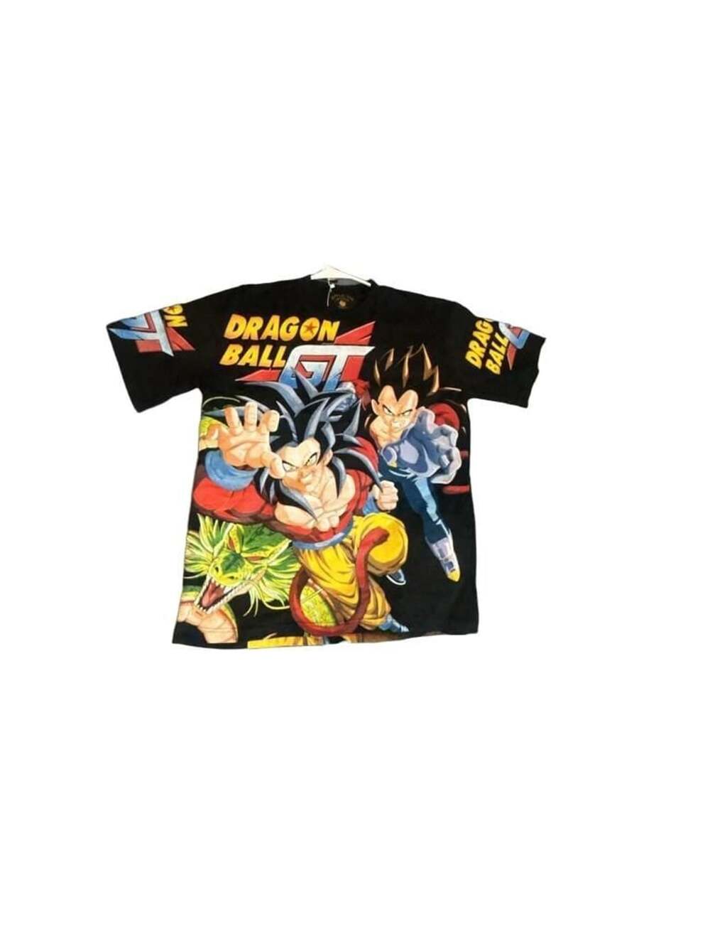 Apple Pie Dragon Ball GT Graphic T-Shirt All-Over Print Black-XL